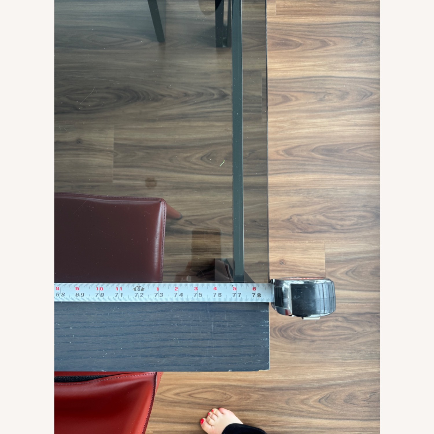 Roche Bobois Smoke Wood and Glass Dining Table  - image-11