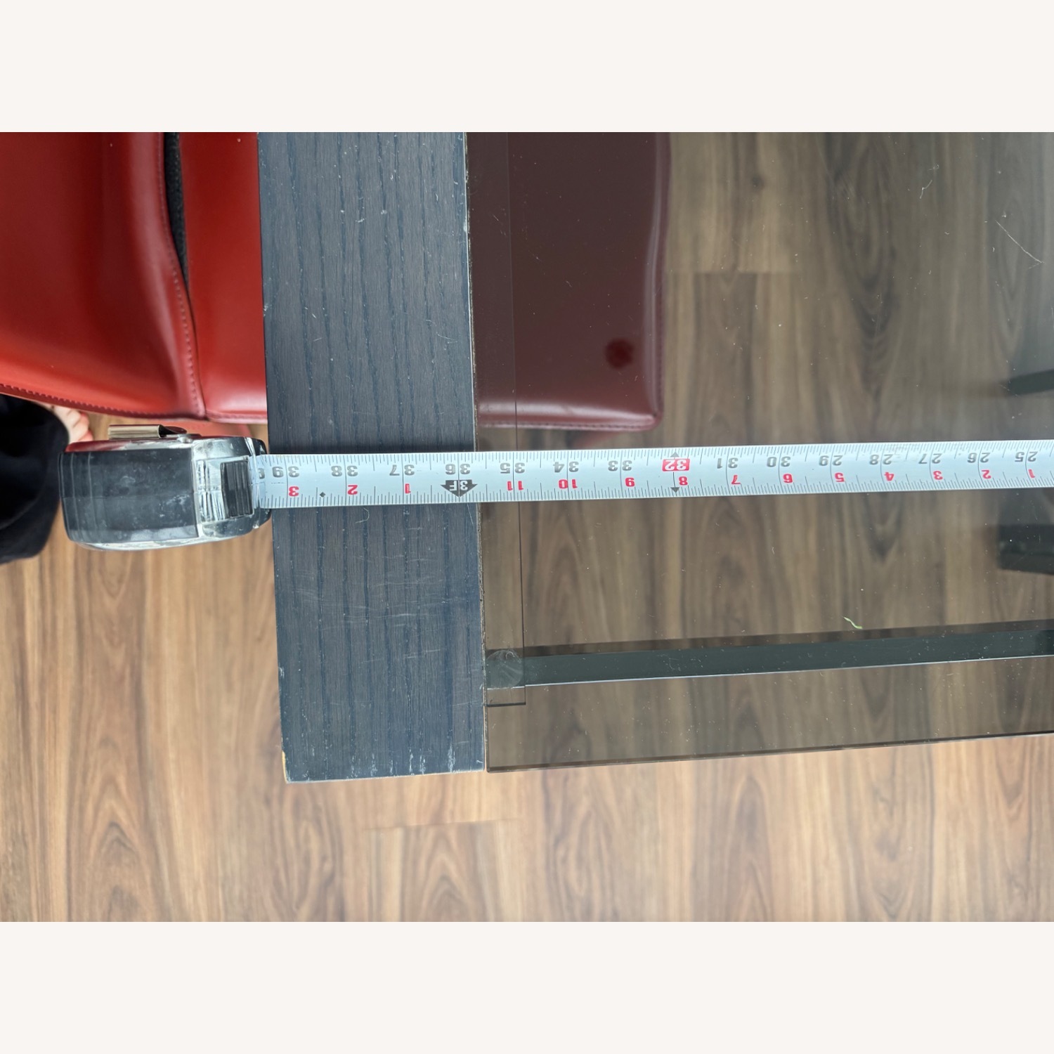 Roche Bobois Smoke Wood and Glass Dining Table  - image-10