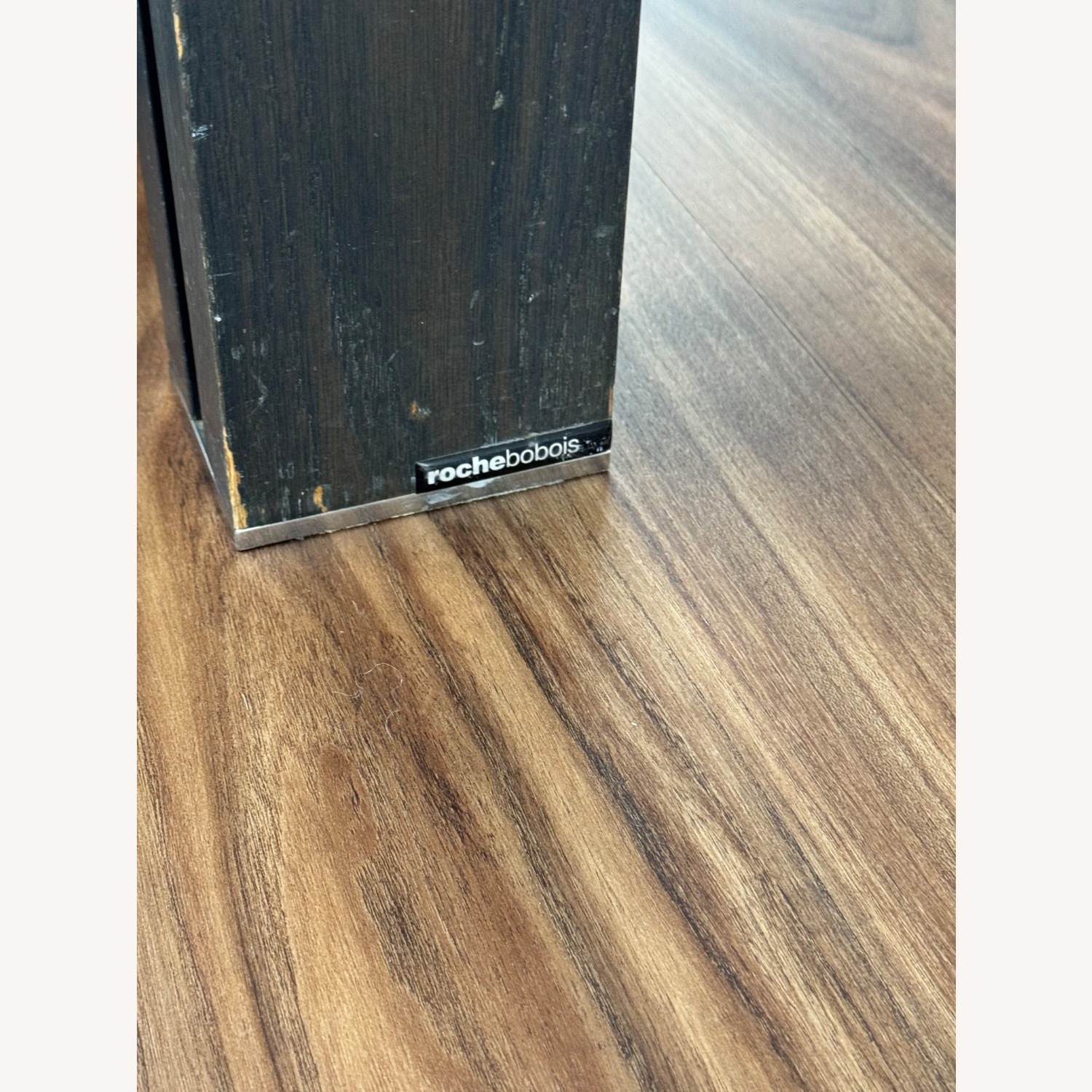 Roche Bobois Smoke Wood and Glass Dining Table  - image-6