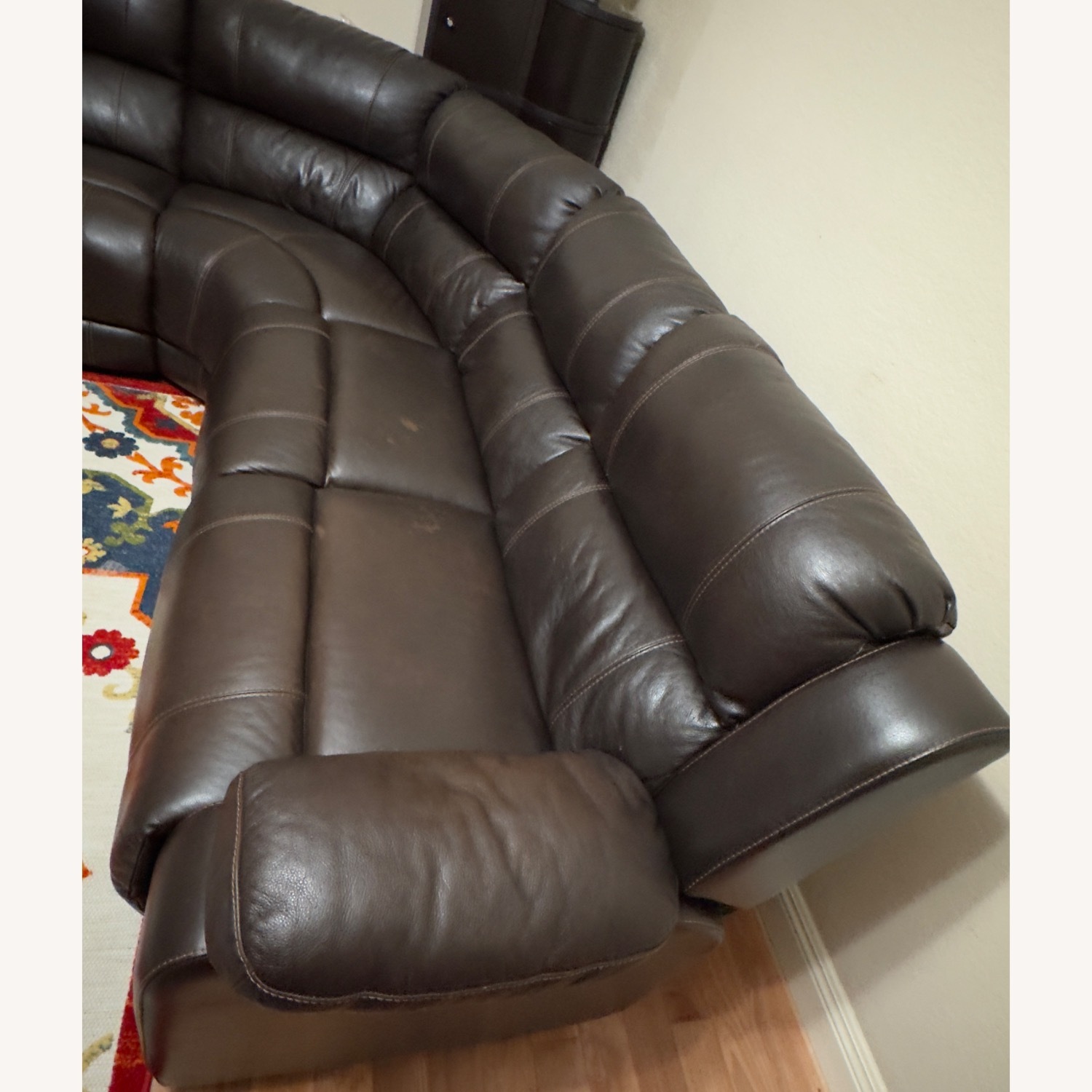 Pulaski Leather Power Reclining Sectional - image-2