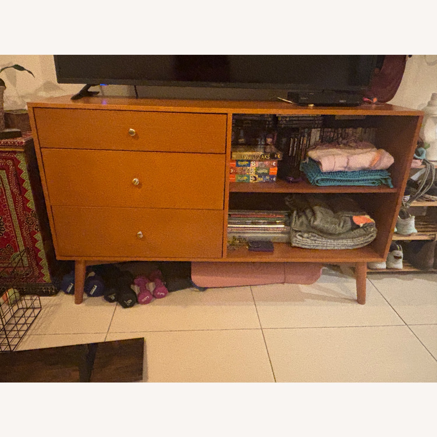 Walker Edison Mid Century Modern TV Stand - image-1