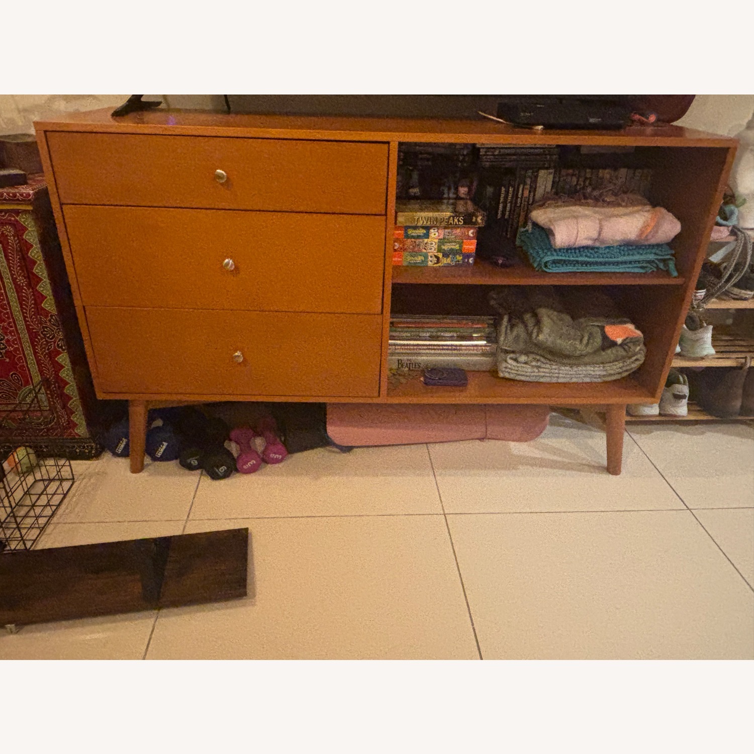 Walker Edison Mid Century Modern TV Stand - image-0