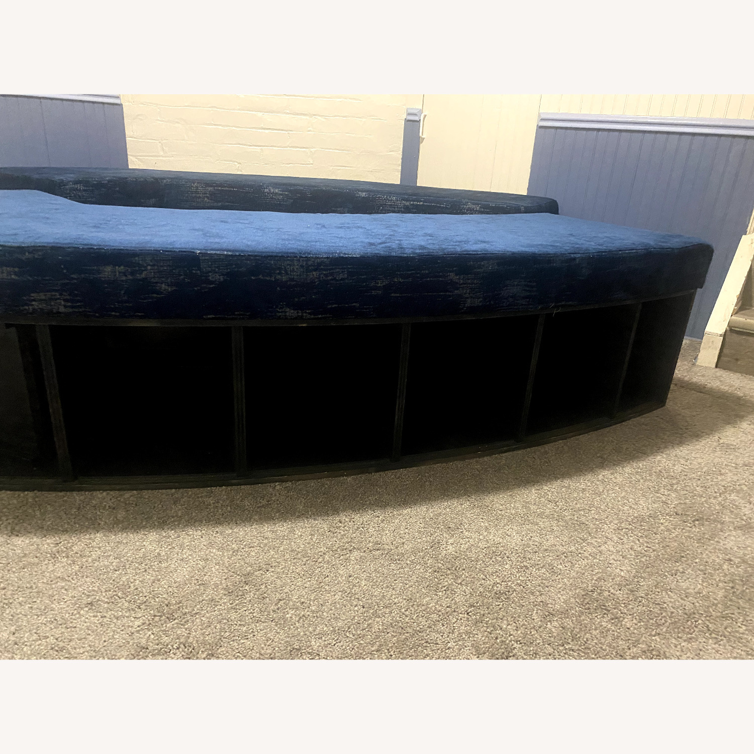Set of 2 Modular Curved Benches - image-1