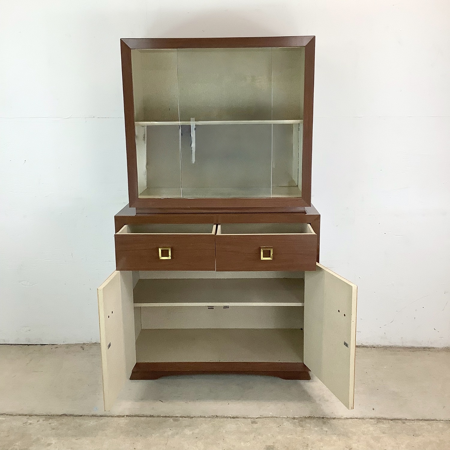 Mid-Century Modern Display Cabinet Credenza - image-2