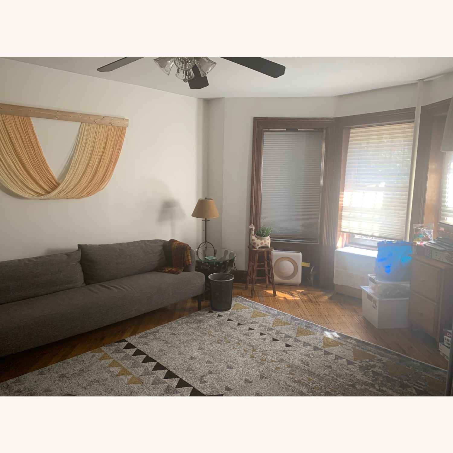 CB2 Grey Sofa - image-2