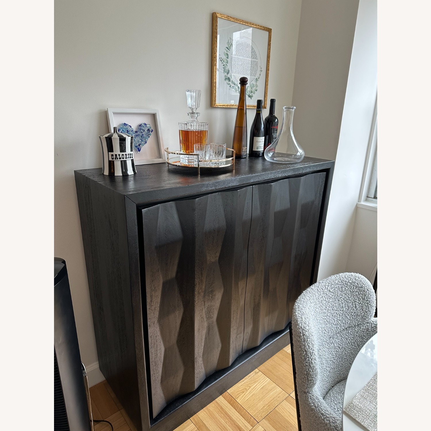 Pottery Barn Carved Pattern Entry Cabinet (47") - image-2