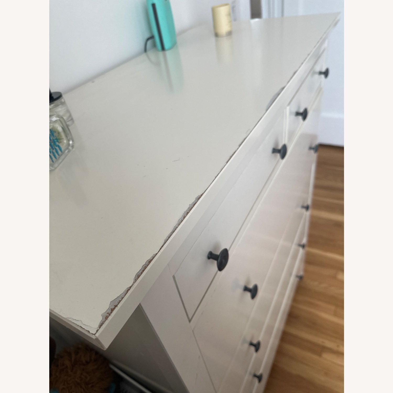 IKEA HEMNES 6-drawer Chest, White Stain - AptDeco