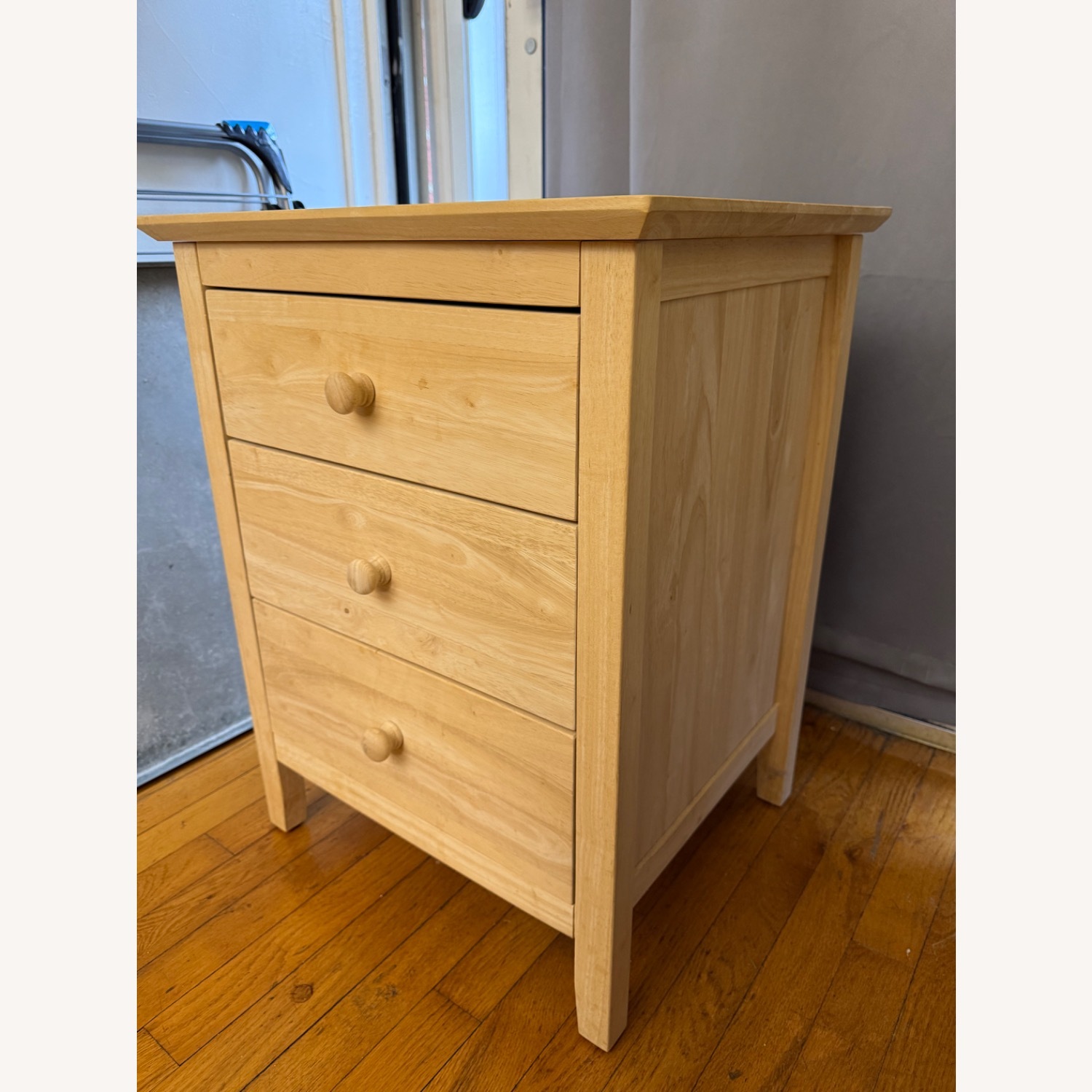 Unfinished Solid Wood Nightstand  - image-1