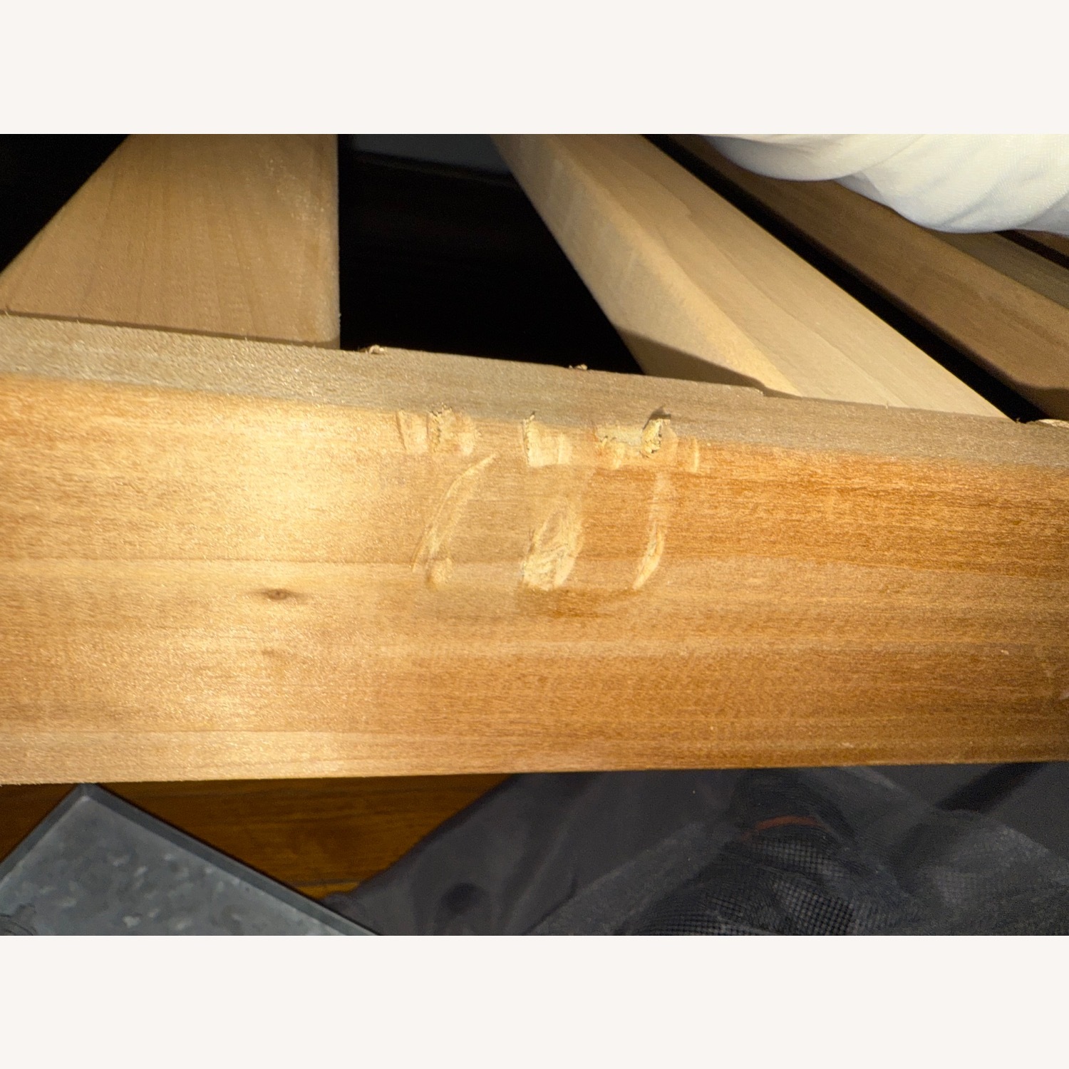 Solid Wood Queen Bed - image-3