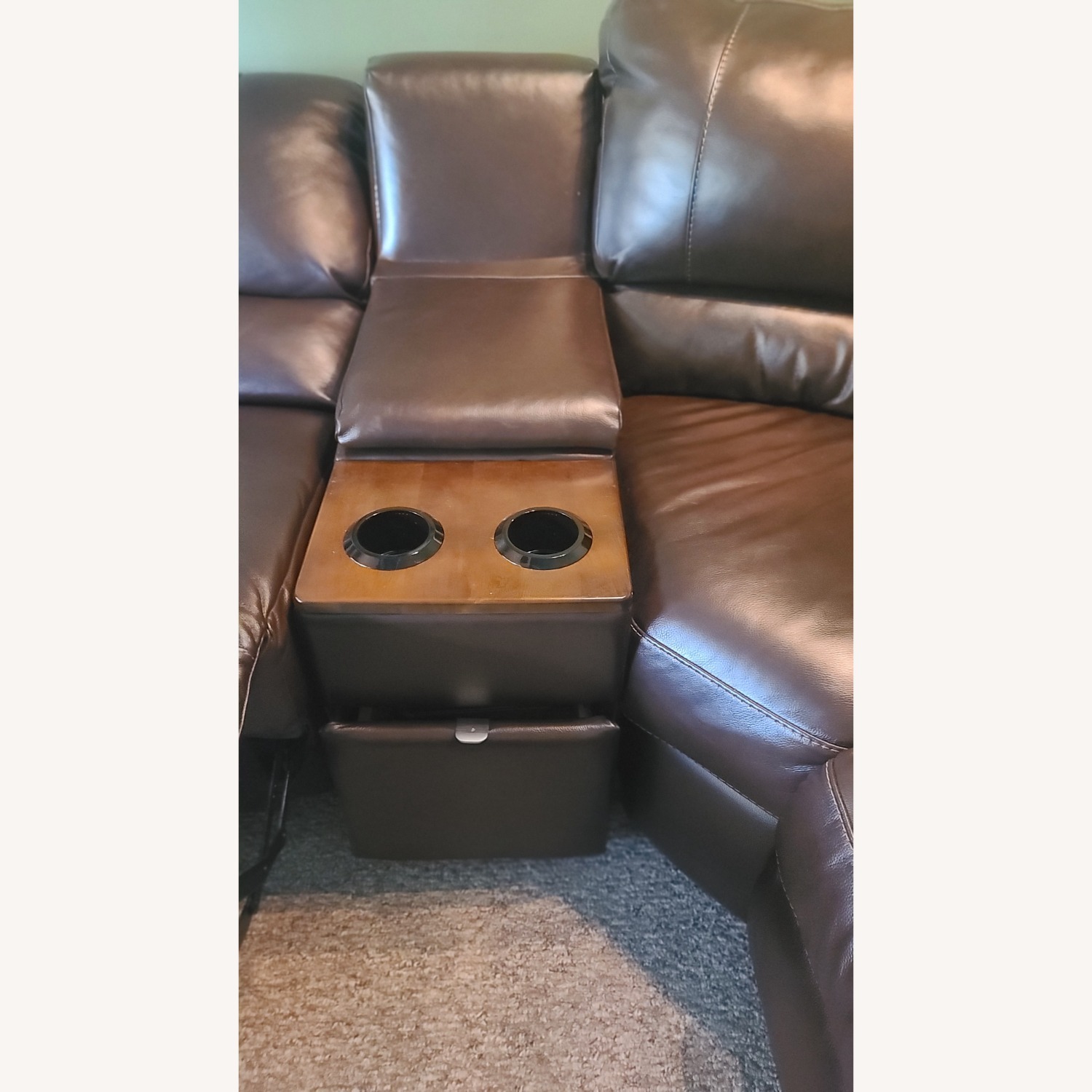 Leather Sectional Sofa - image-7