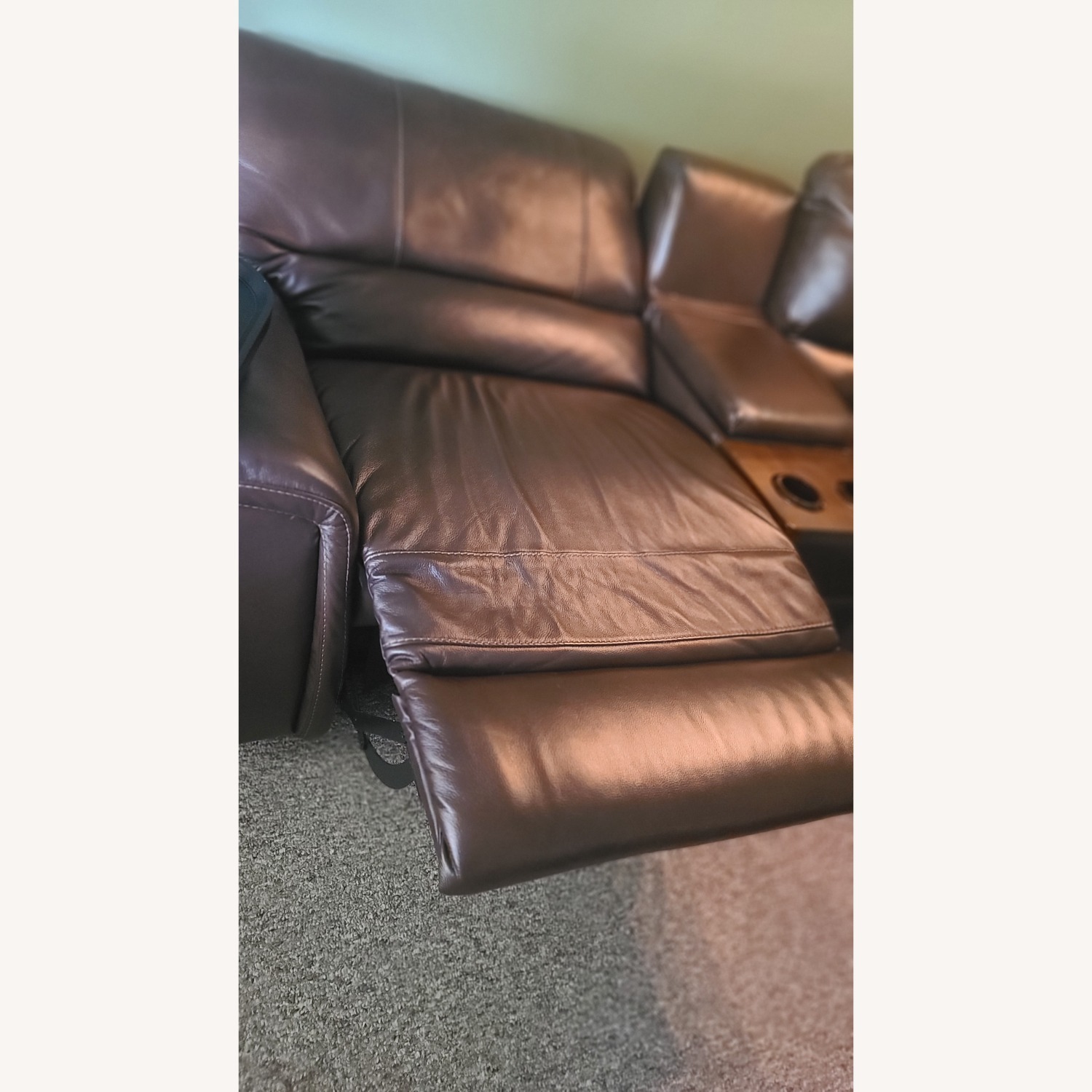 Leather Sectional Sofa - image-3