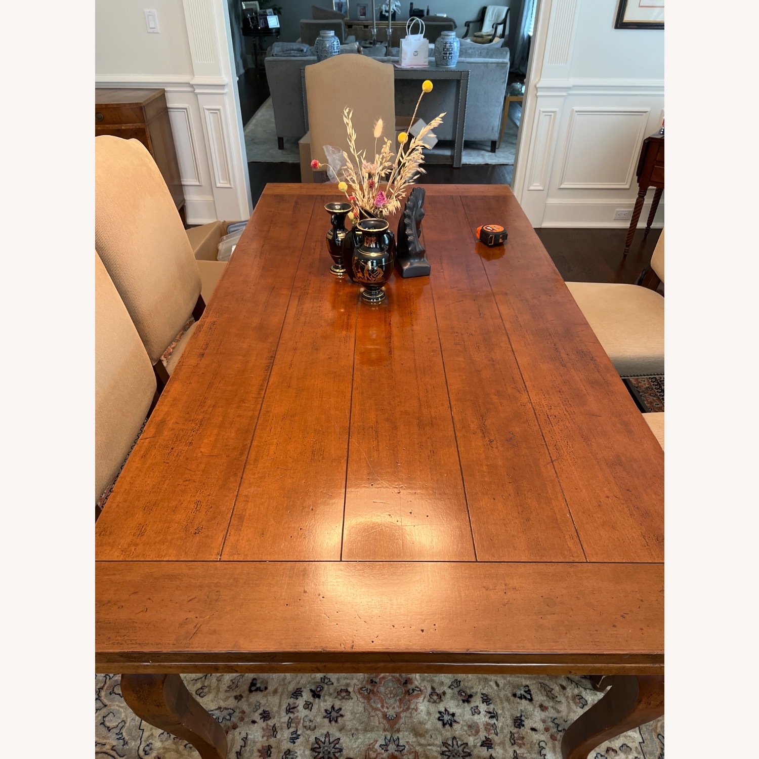 Bloomingdales Guido Zichele Expandable Dining Room Table - image-3