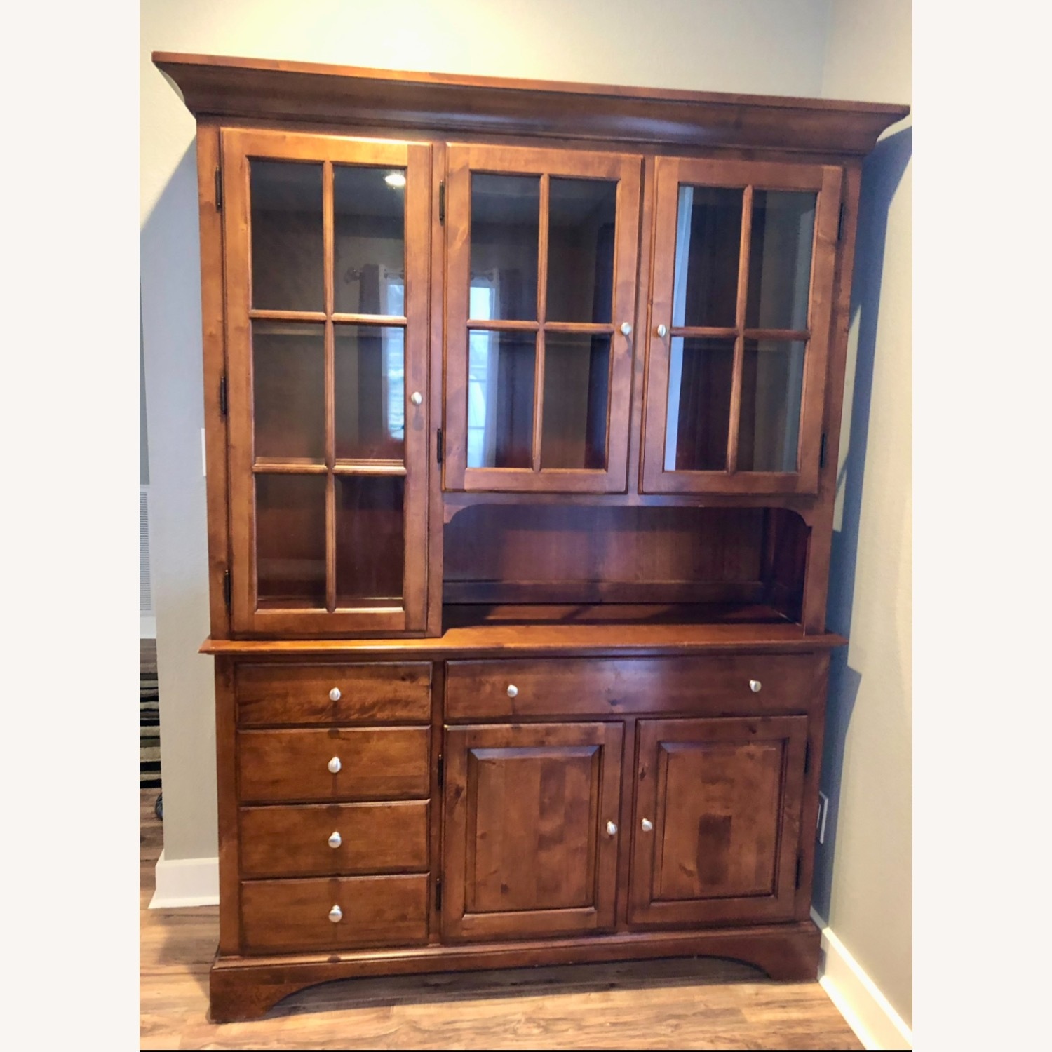 Solid Wood Chest with Light - image-1