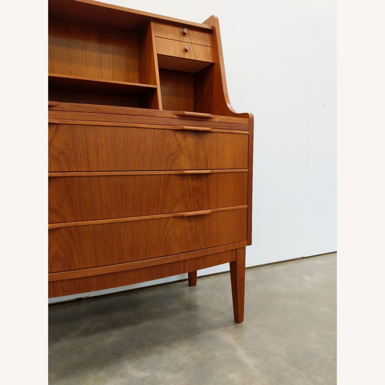 Vintage Danish Modern Teak Secretary Desk - image-6