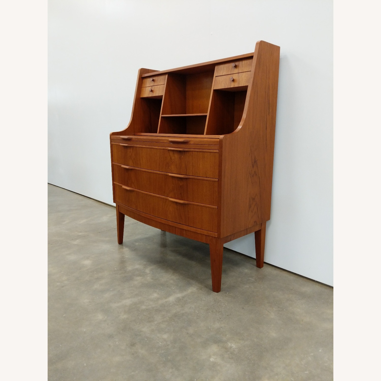 Vintage Danish Modern Teak Secretary Desk - image-2