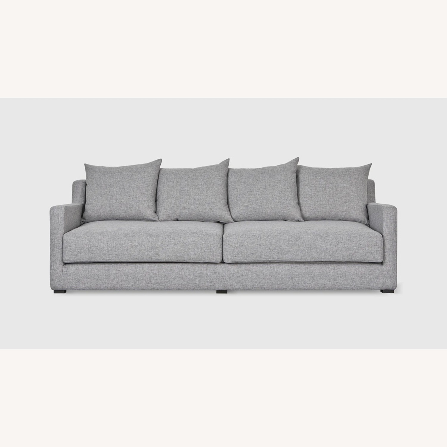 Gus Modern Gray Foldout Sleeper Sofa - image-4