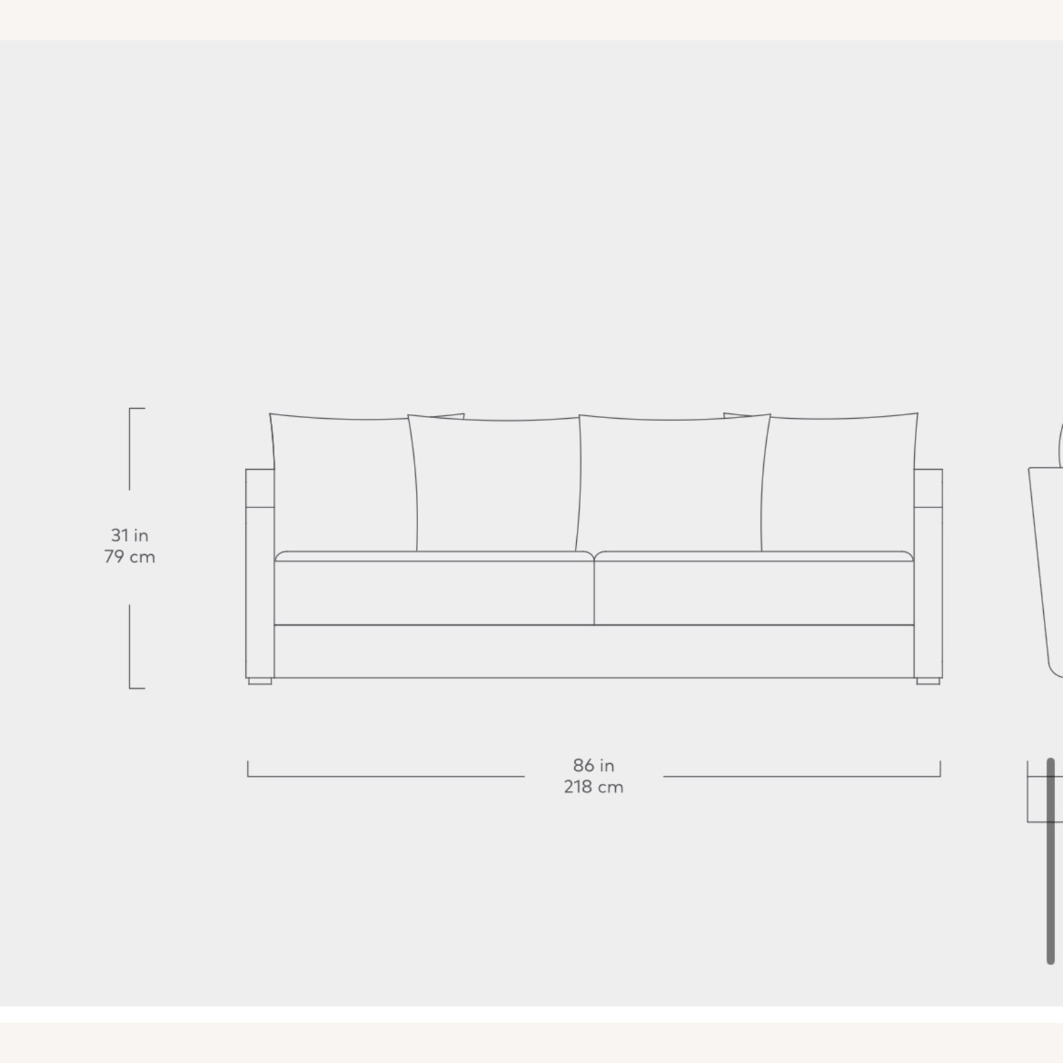 Gus Modern Gray Foldout Sleeper Sofa - image-6