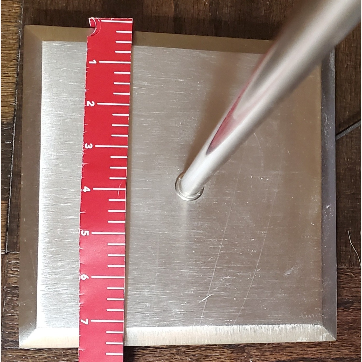 VIintage Floor Lamp w Purple Bead Lampshade - image-3