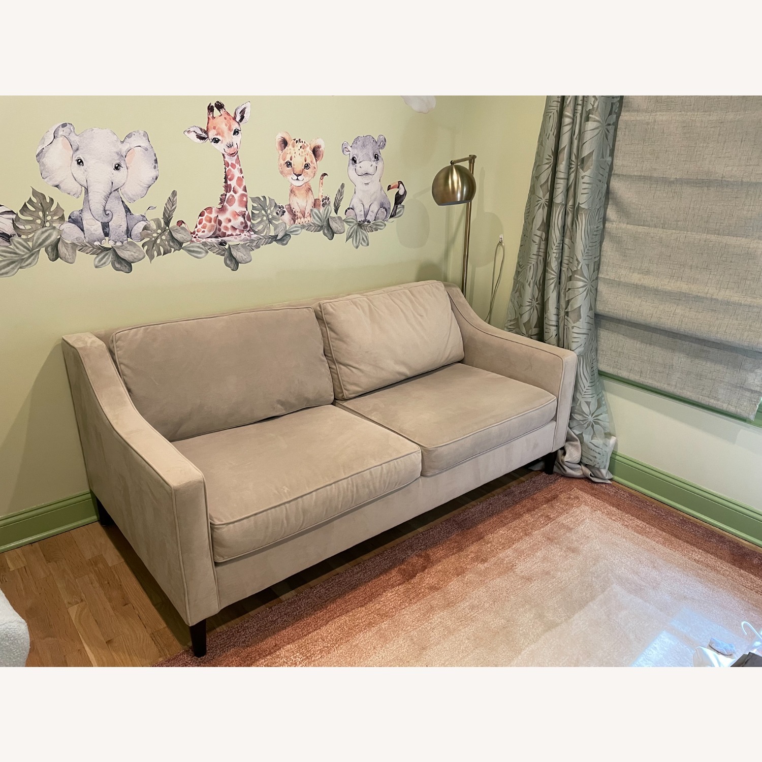 West Elm Dove Gray Paidge Sofa 73" - image-2