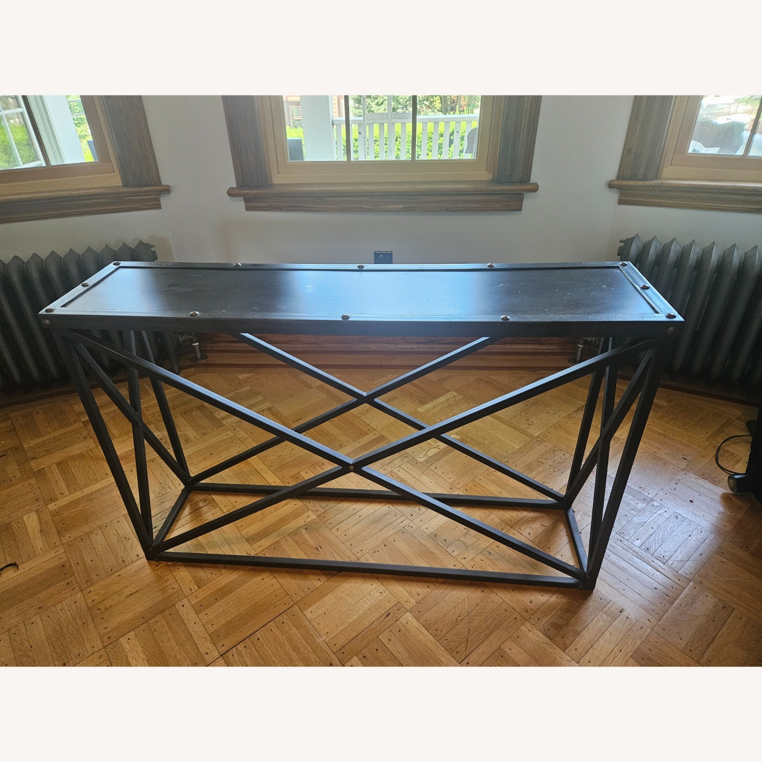 Metal Black Sofa Table or High Table - image-0