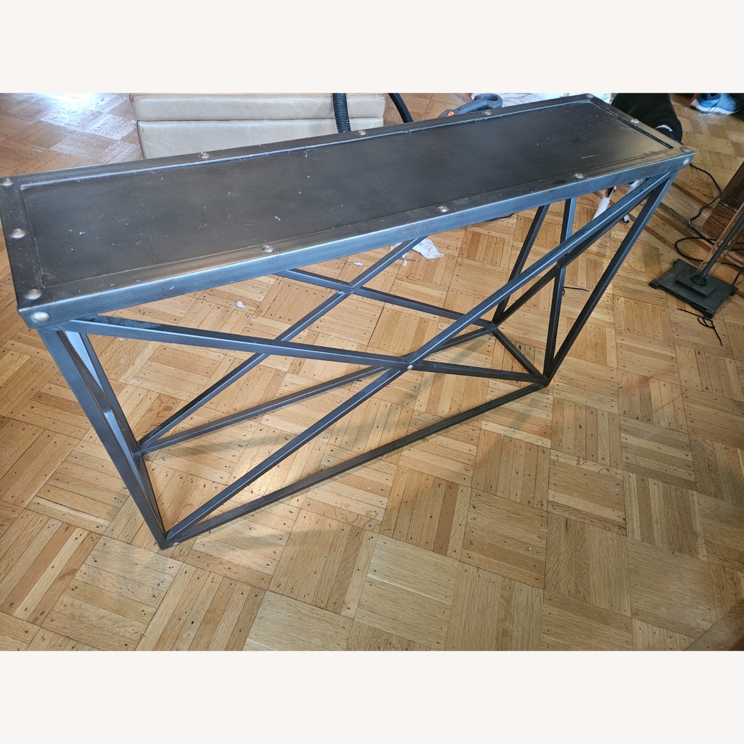 Metal Black Sofa Table or High Table - image-5
