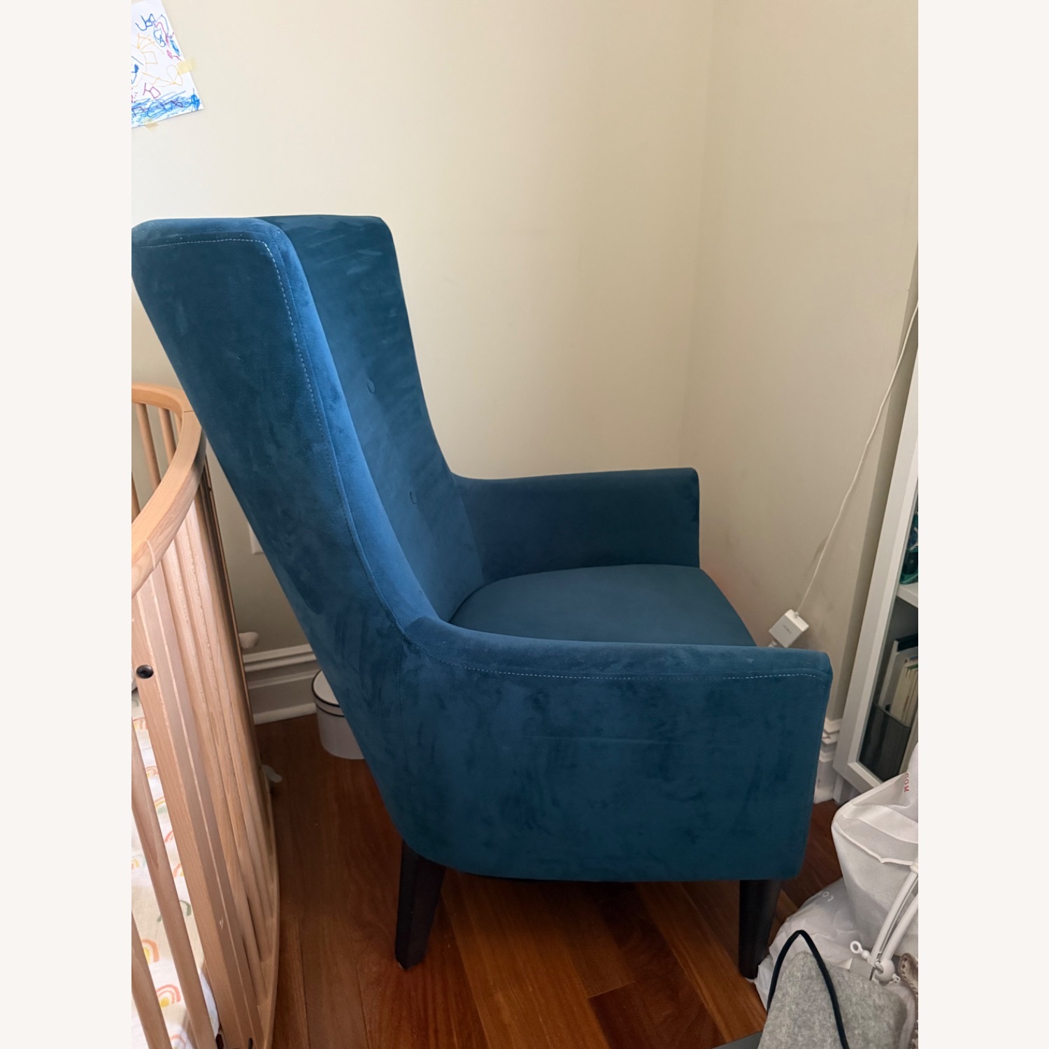 West Elm Victor Chair in Teal - image-2