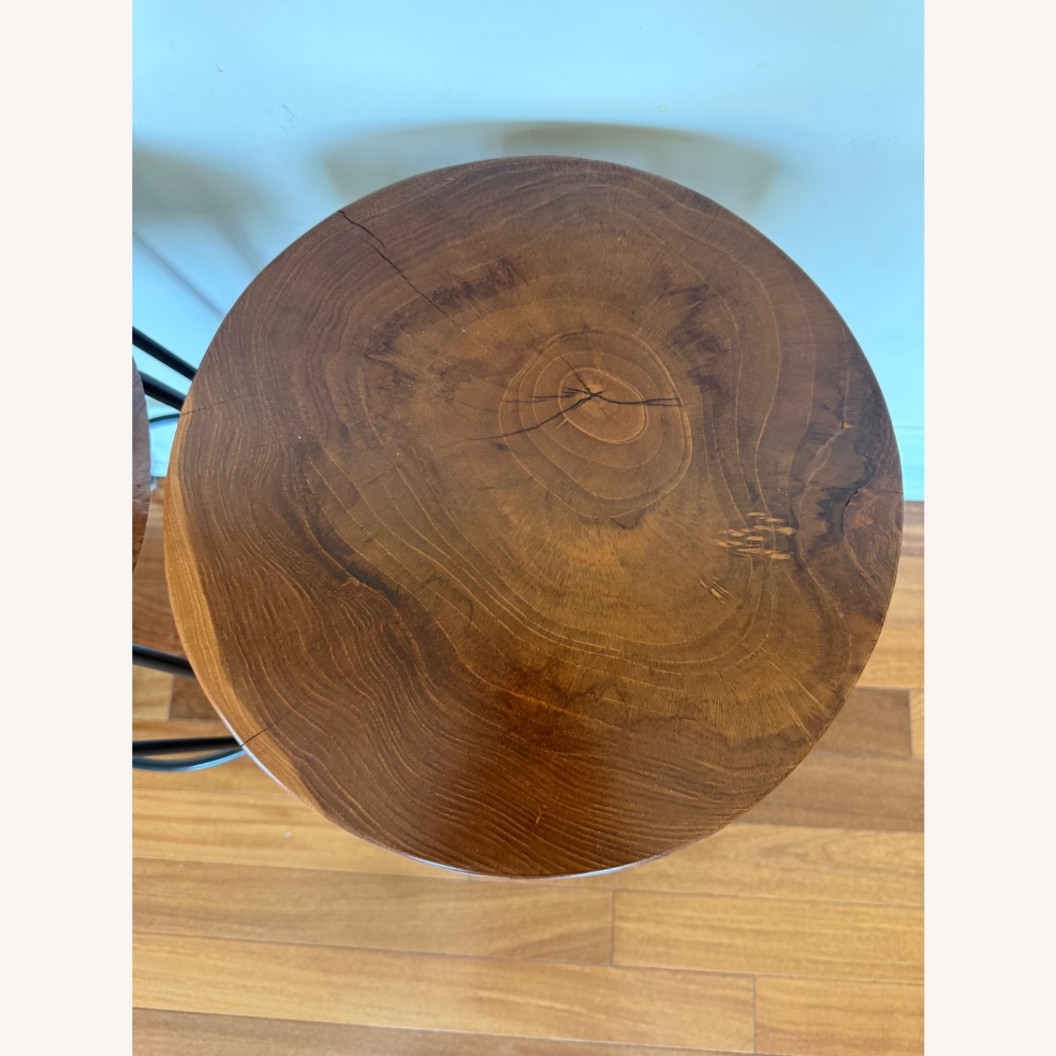 Crate & Barrel Origin 24” Counter Stool with Teak Wood  - image-5