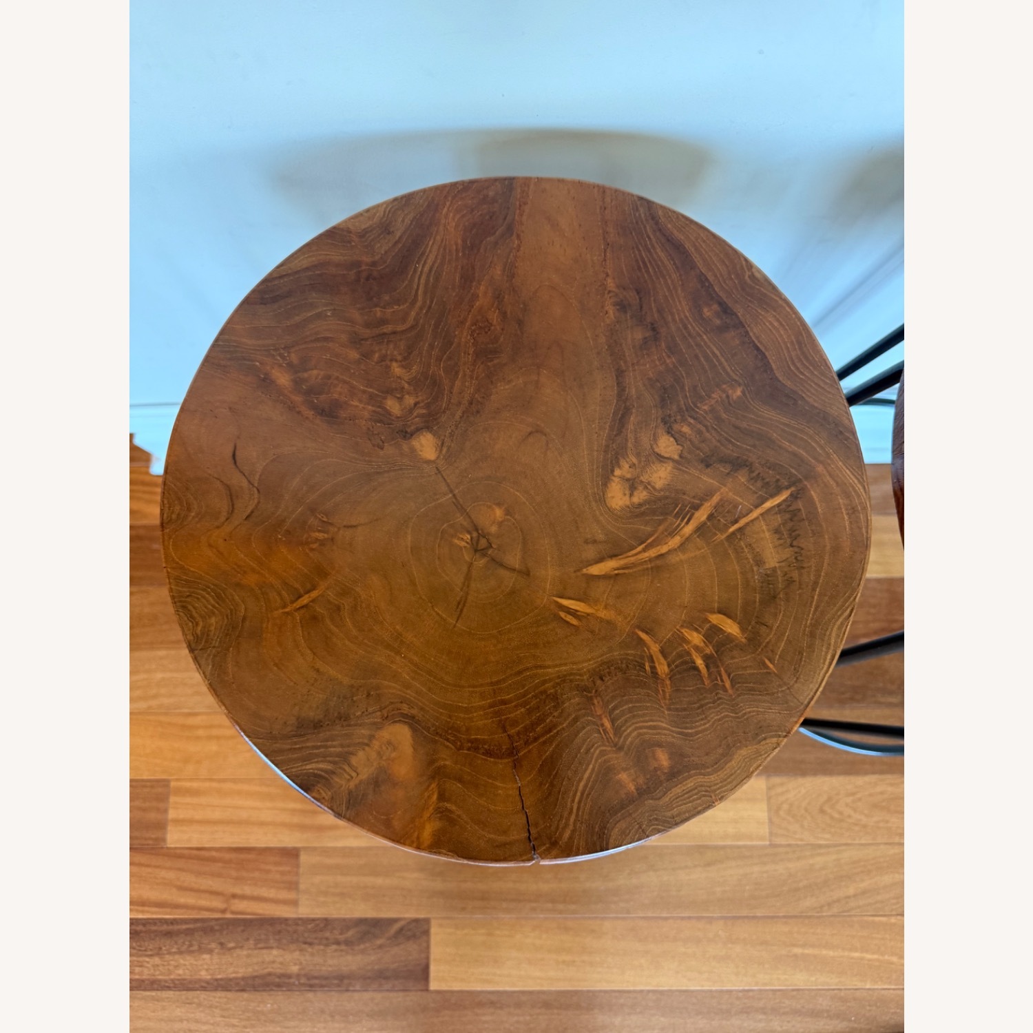 Crate & Barrel Origin 24” Counter Stool with Teak Wood  - image-4