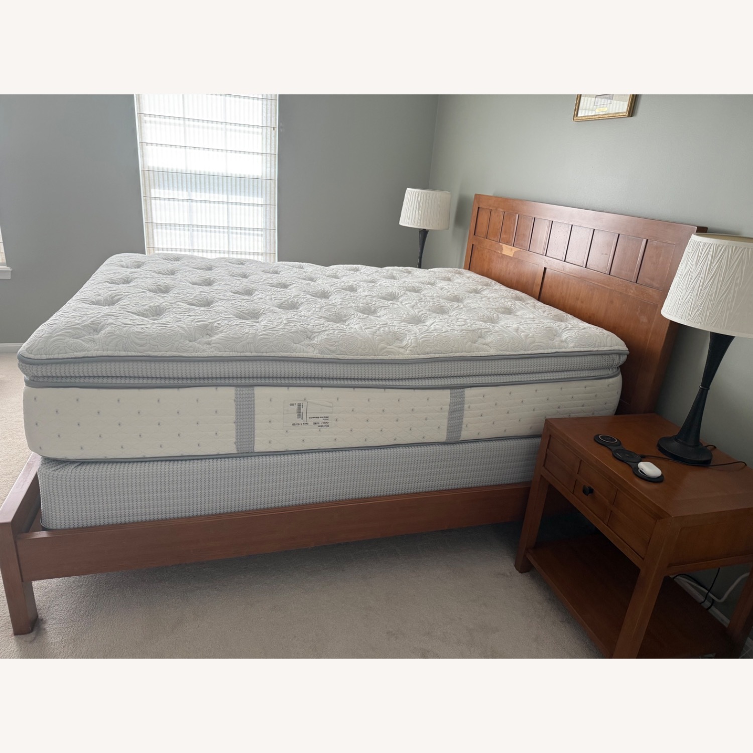 Crate & Barrel Bamboo Queen Size Bed  - image-1