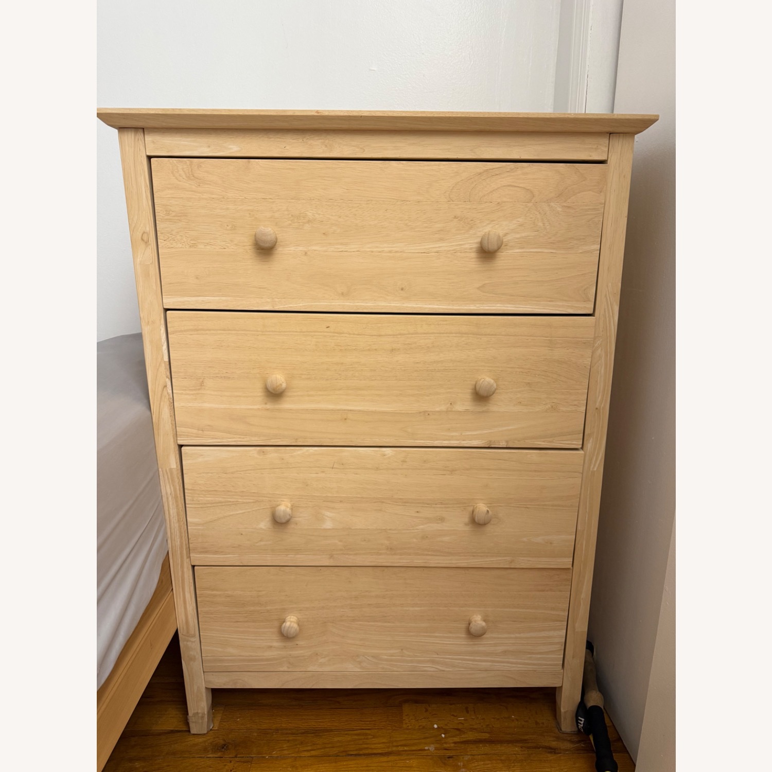 Solid Unfinished Wood Chest of Drawers - image-1