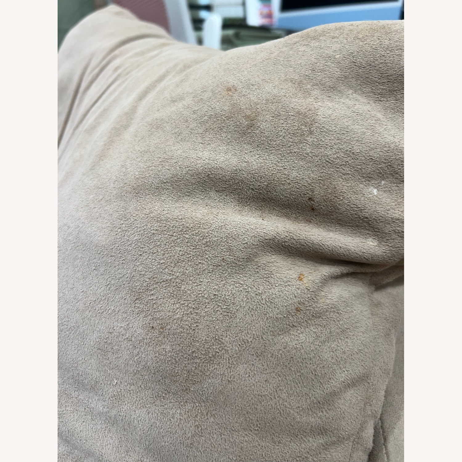 Beige Round Swivel Sofa - image-4