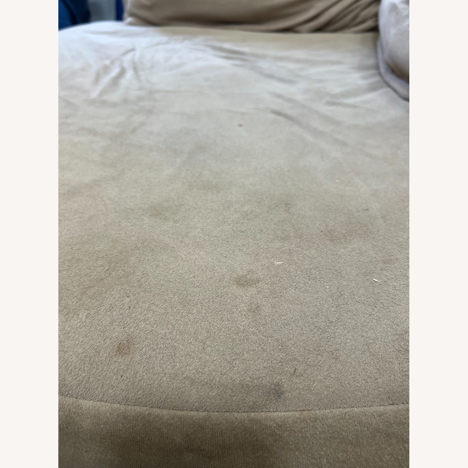 Beige Round Swivel Sofa - image-6