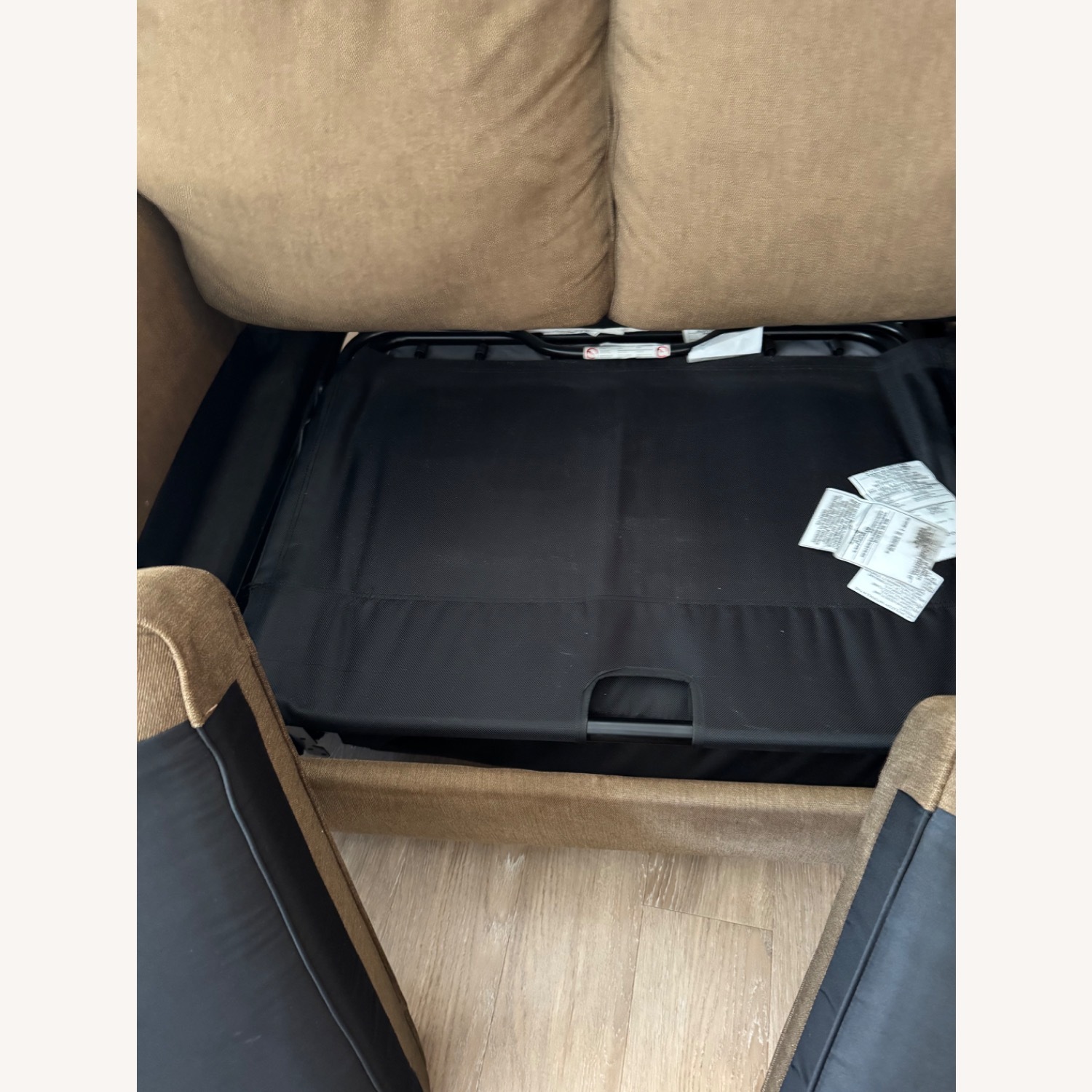 Ashley Furniture Green Pullout Sofa Bed - image-2