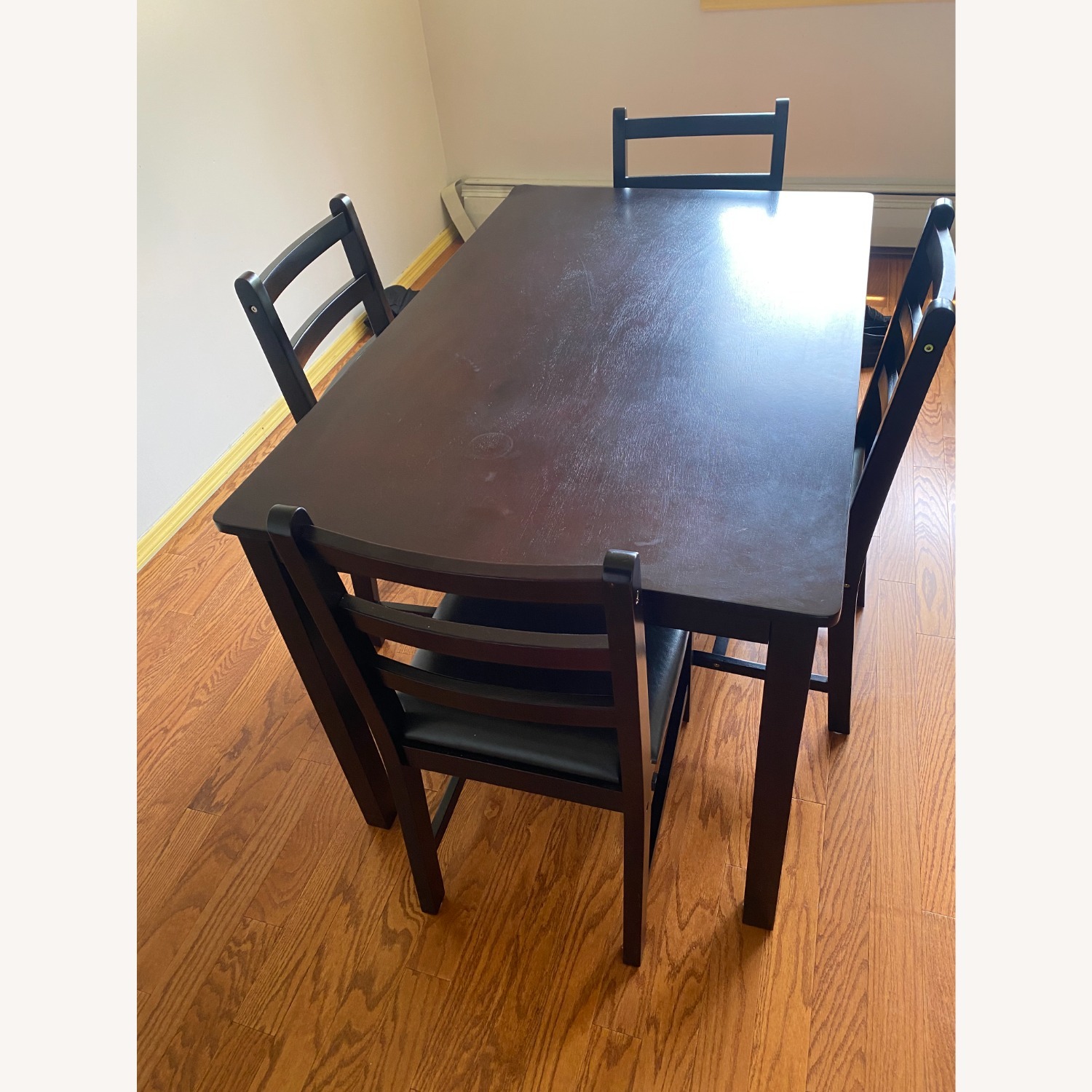 Solid Wood Dining Table Set  - image-3