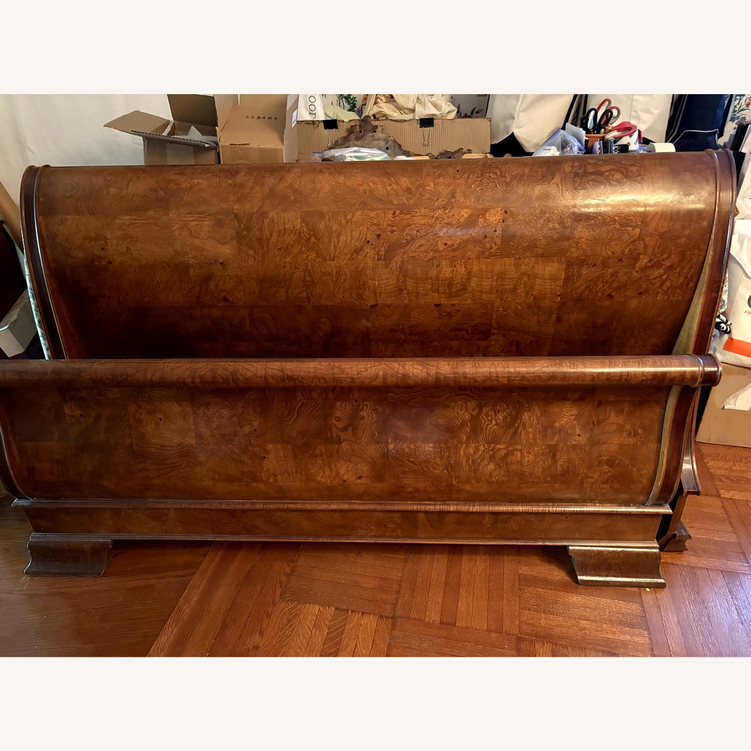 Henredon Queen Size Charles X Sleigh Bed - image-1