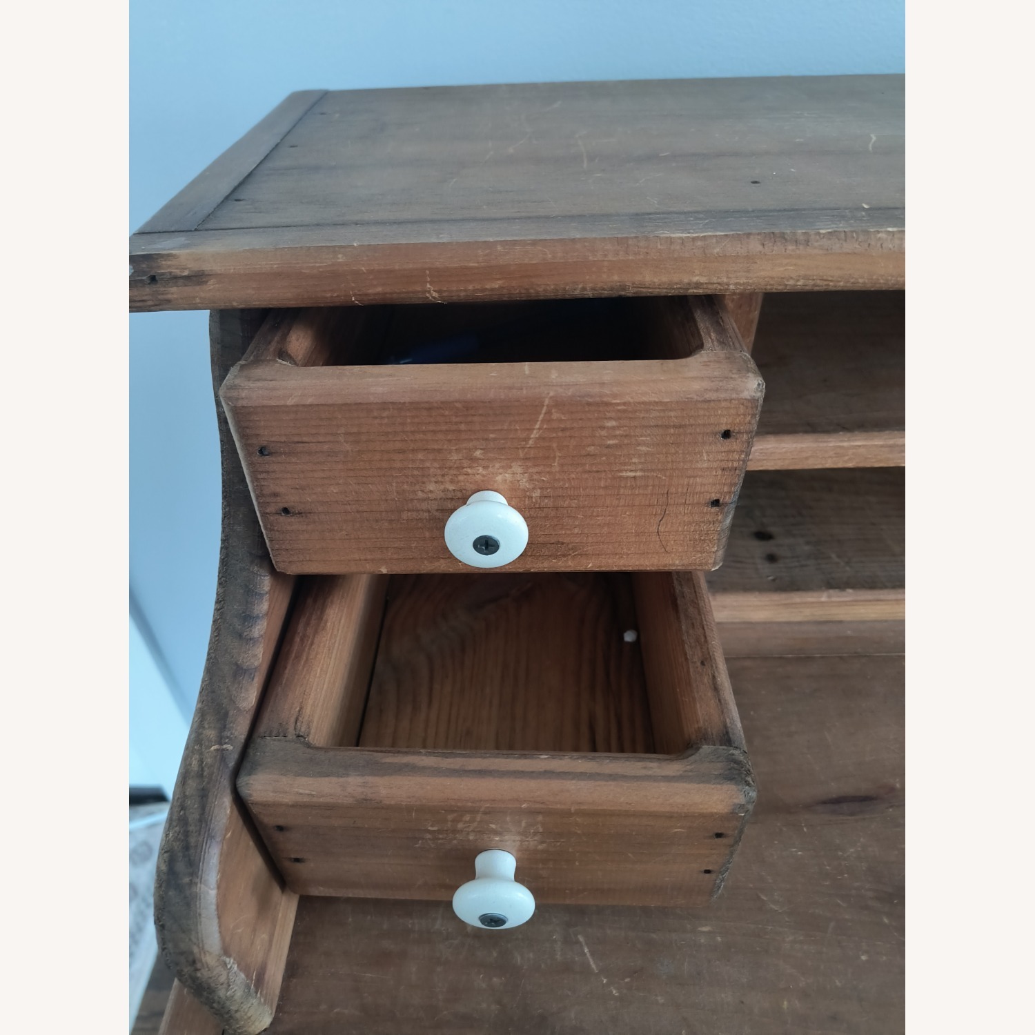 Hand-Made Wooden Desk - image-6