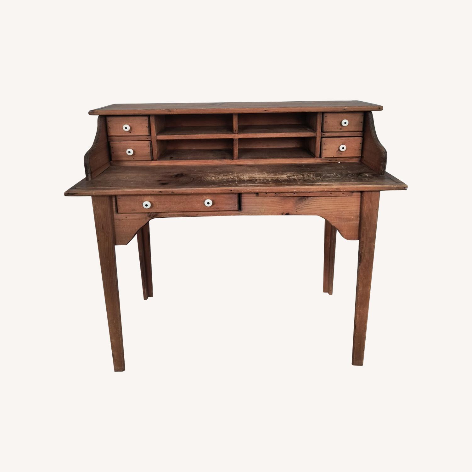 Hand-Made Wooden Desk - image-0