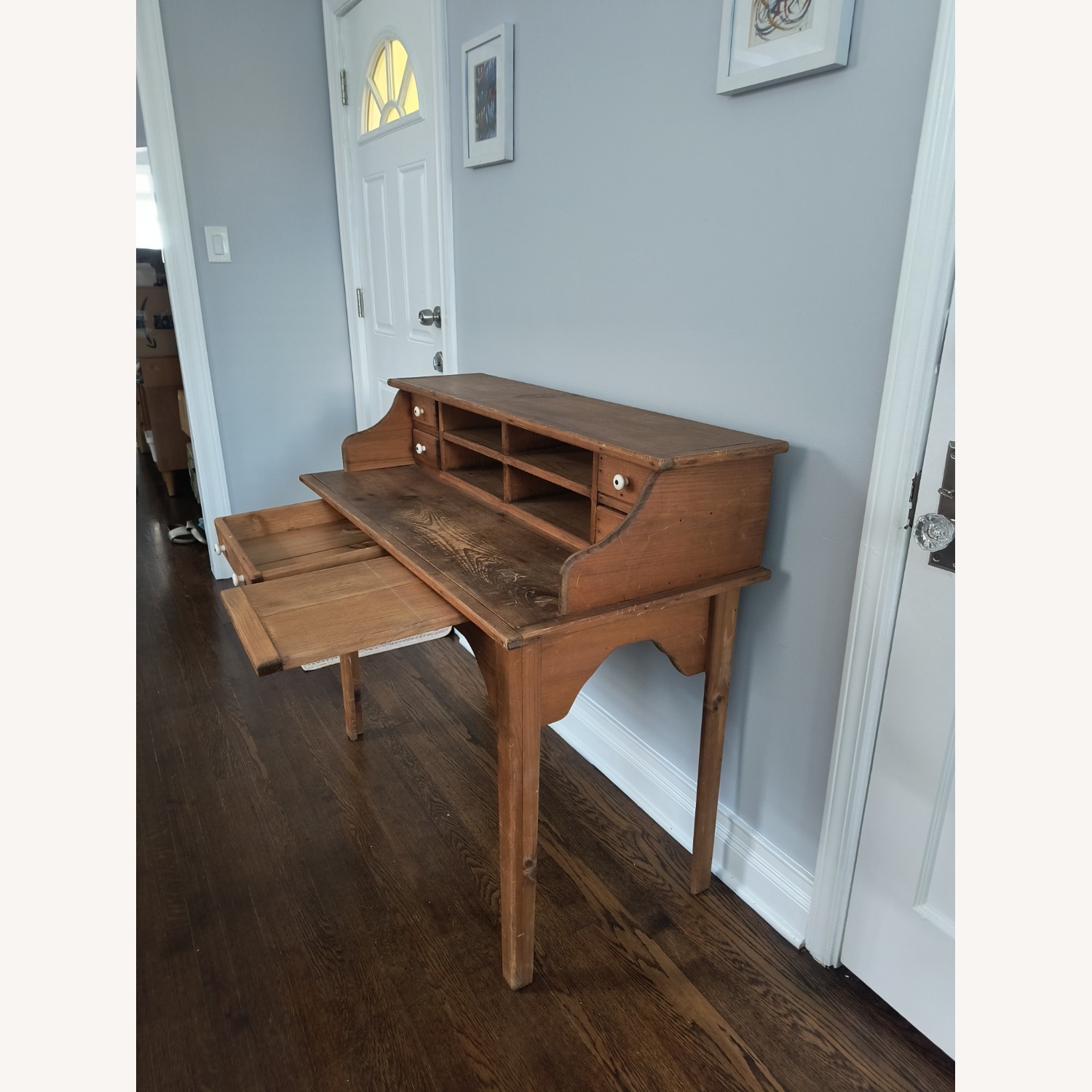 Hand-Made Wooden Desk - image-3