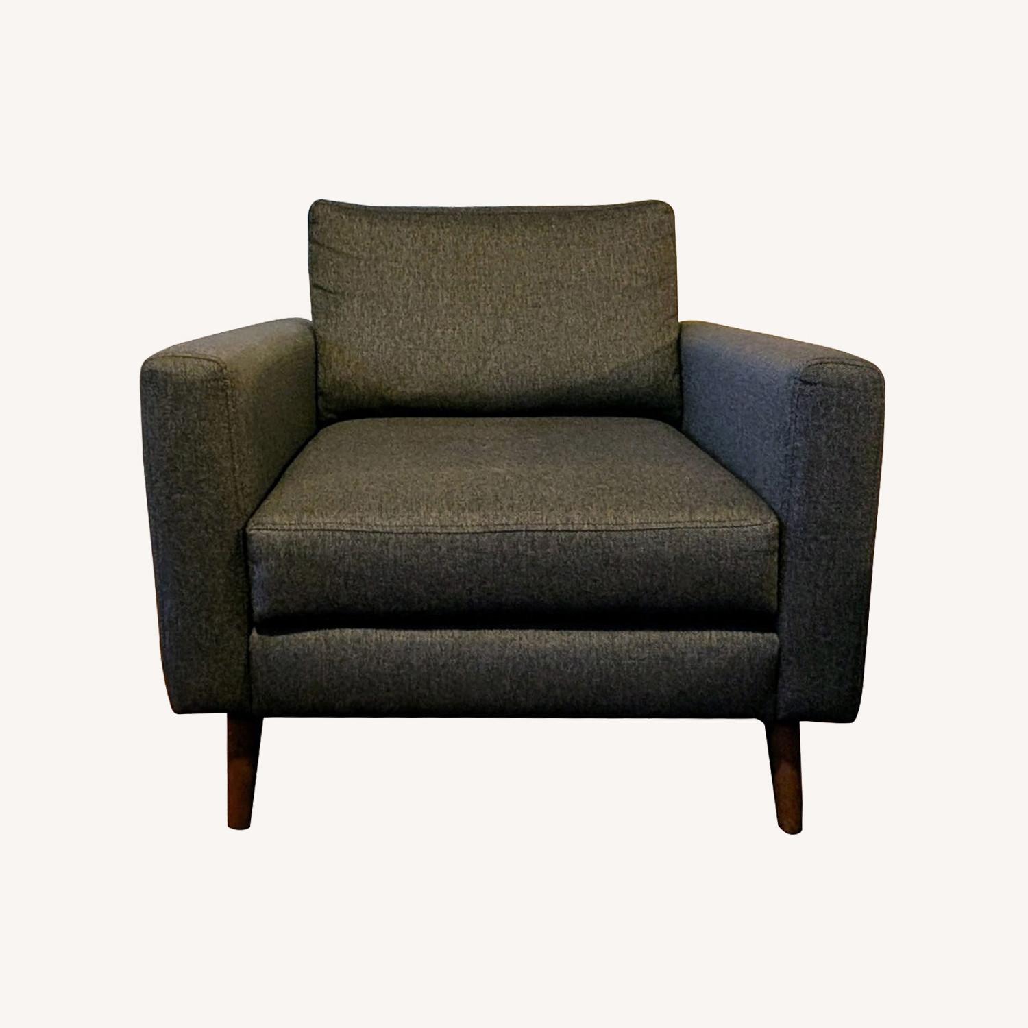 Burrow Nomad Armchair Charcoal Gray