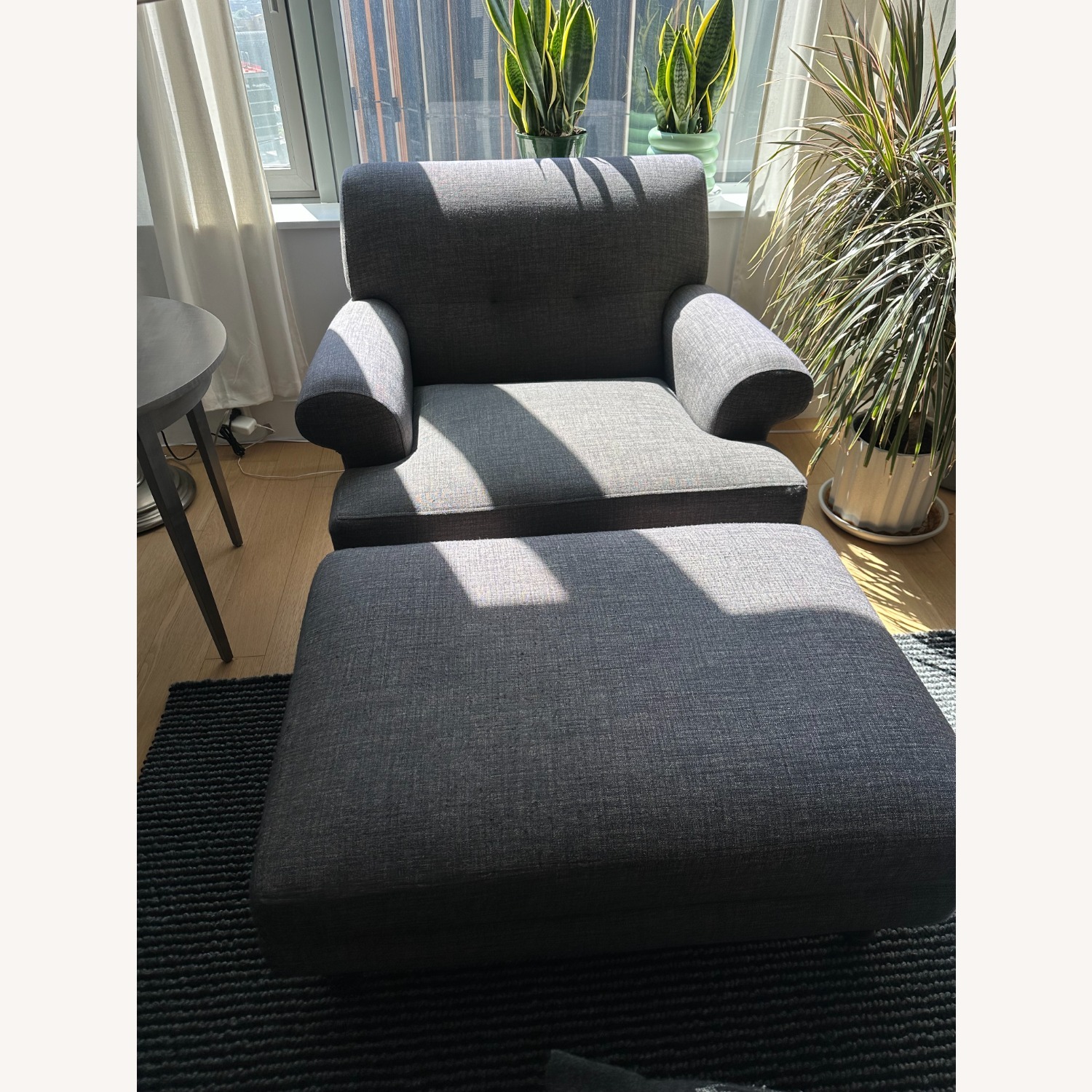 Room & Board Selby Chair and Ottoman - image-1