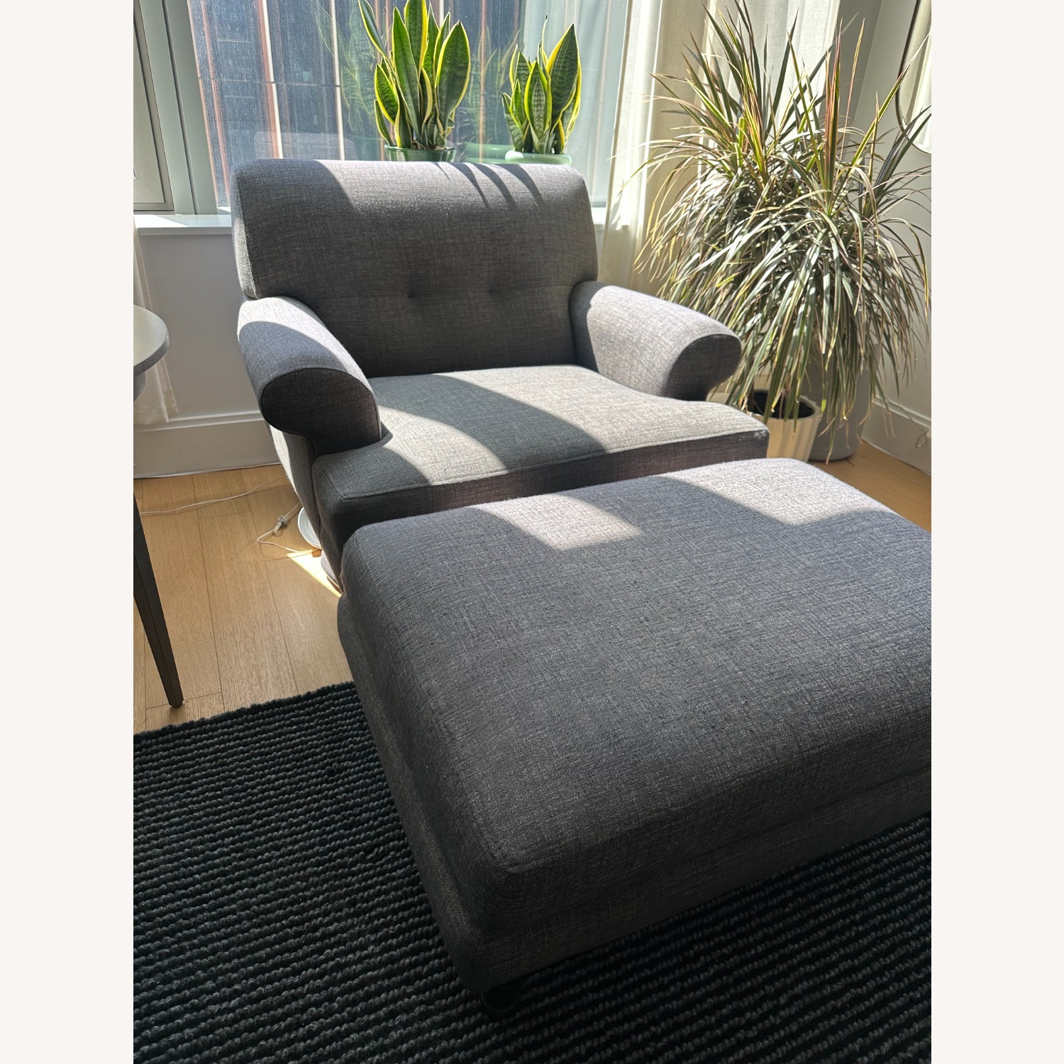 Room & Board Selby Chair and Ottoman - image-0