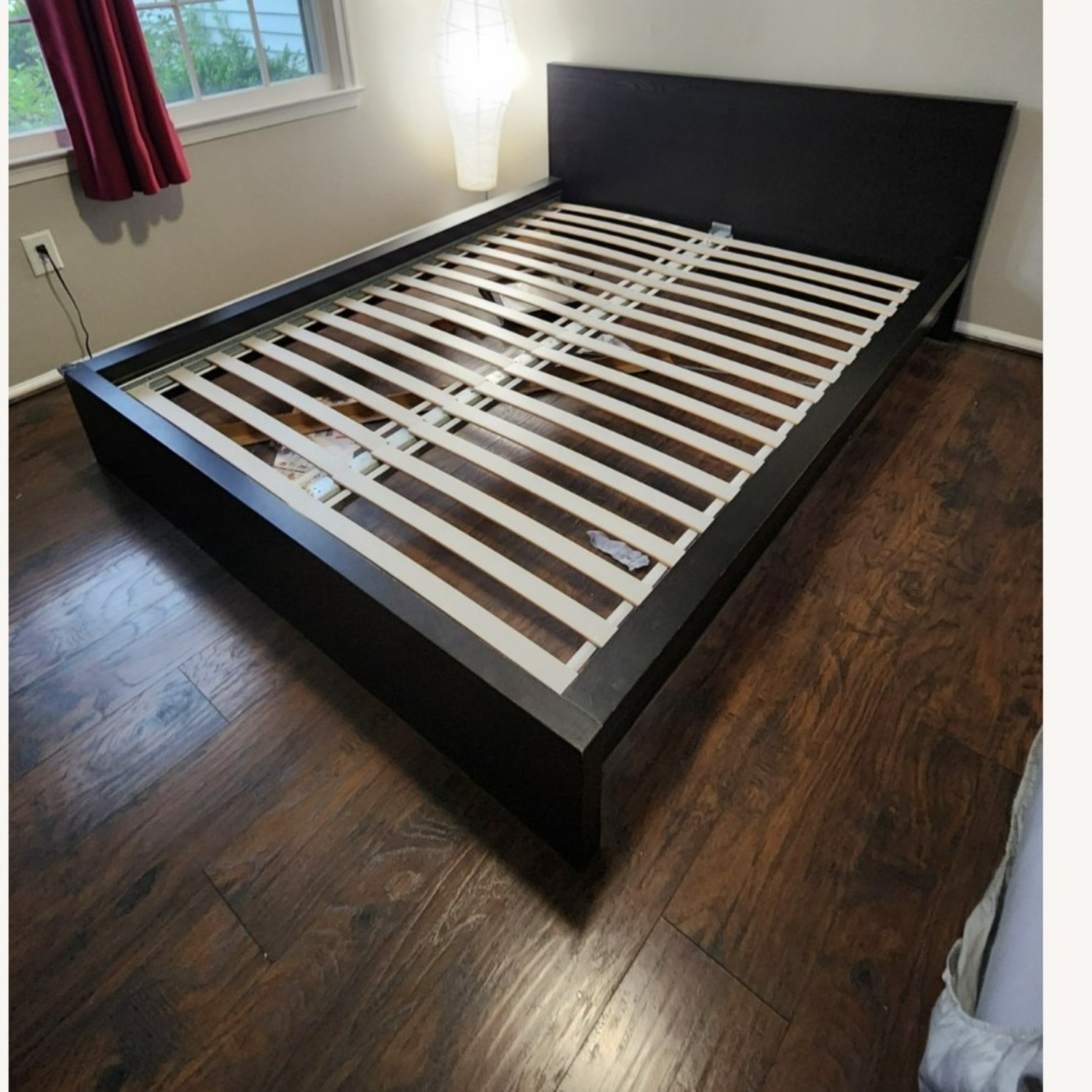 IKEA Queen Wooden Bed Frame - image-2