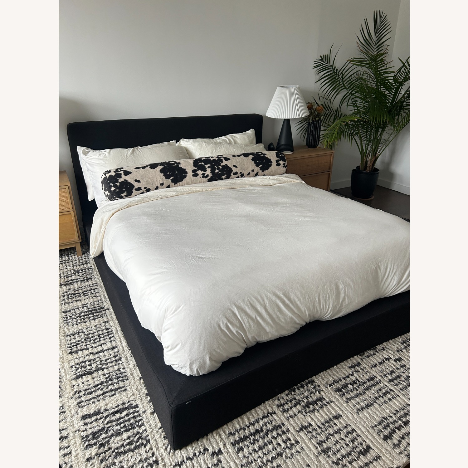 Soft Frame Ultra Bed Frame + Headboard in Onyx - image-1