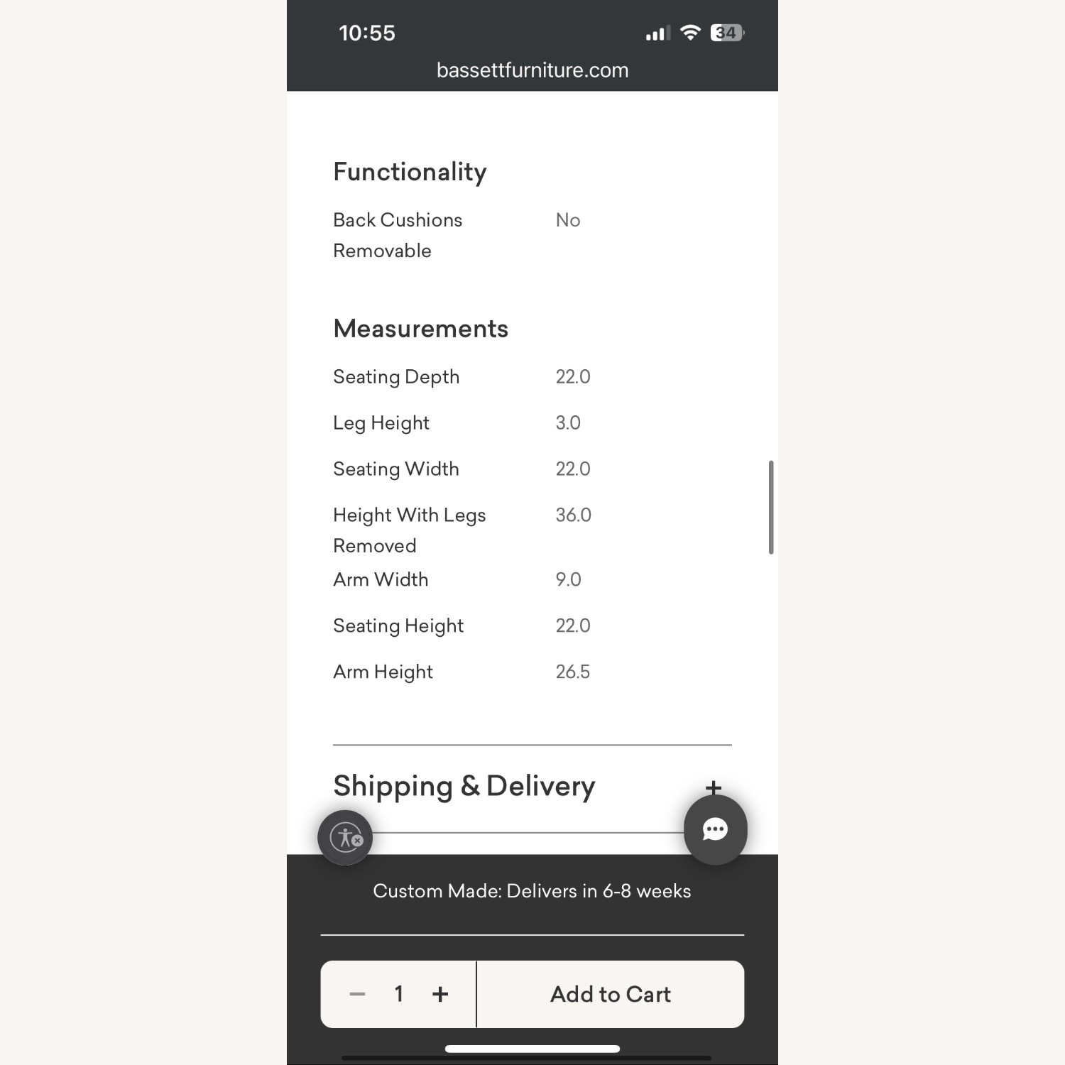 Basset Custom Sofa - image-4