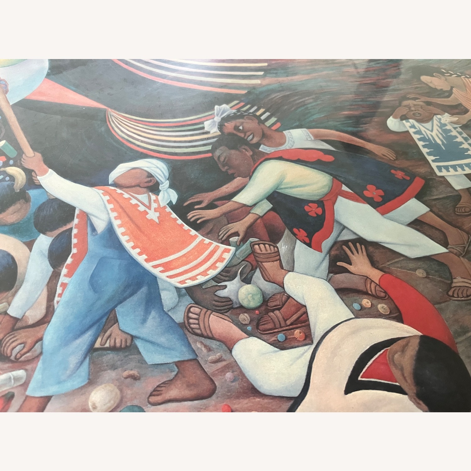 Vintage Diego Rivera Exhibit Poster "Pinata" - image-9