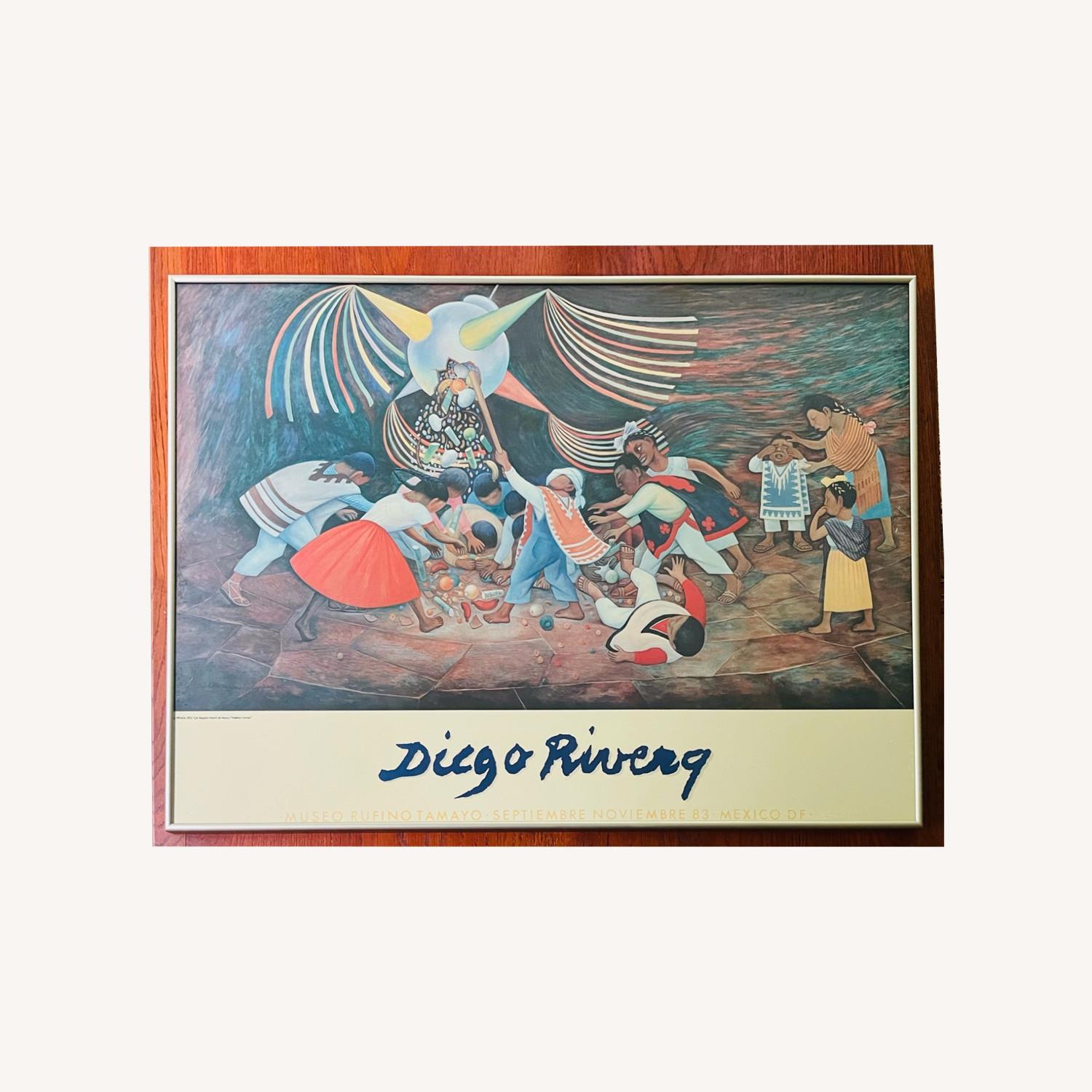 Vintage Diego Rivera Exhibit Poster "Pinata" - image-12