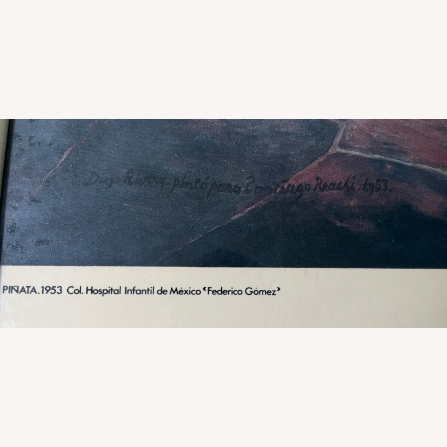 Vintage Diego Rivera Exhibit Poster "Pinata" - image-8