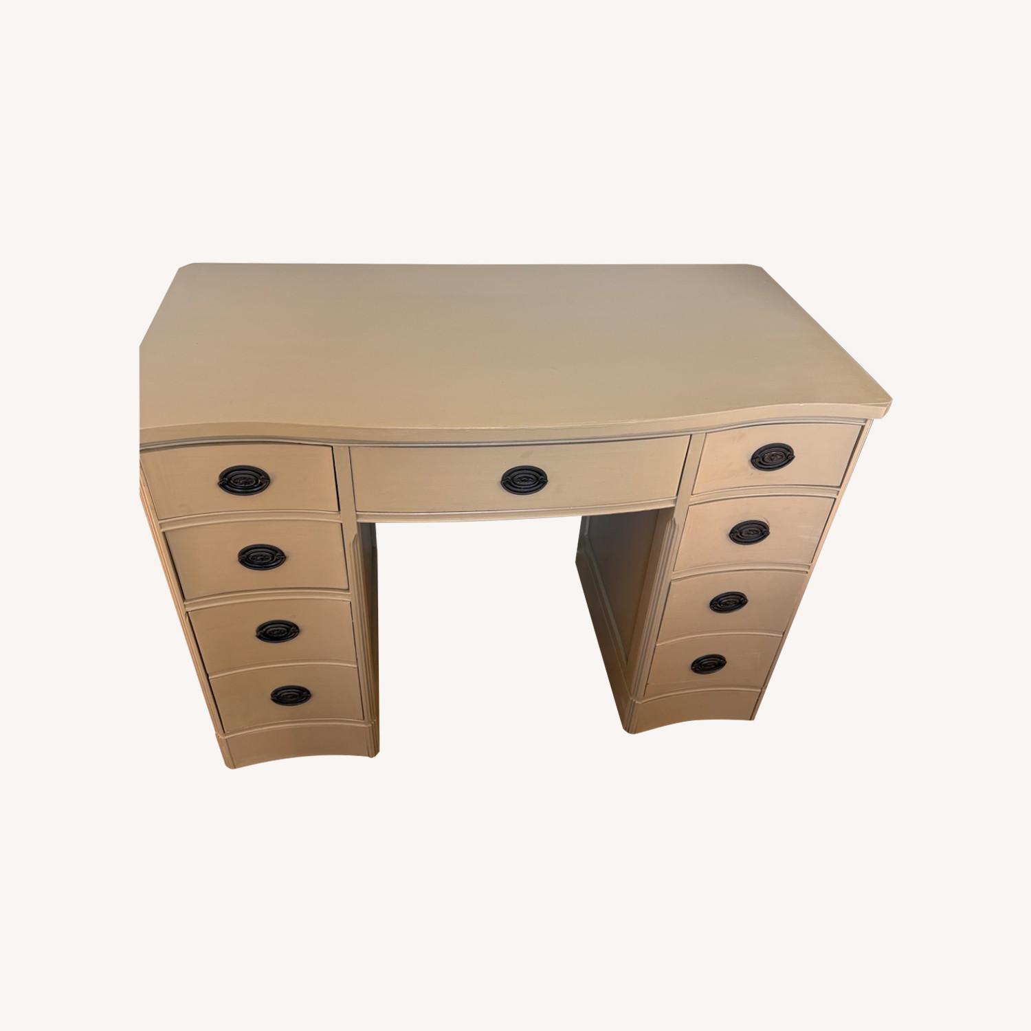 Vintage Black Desk - image-0