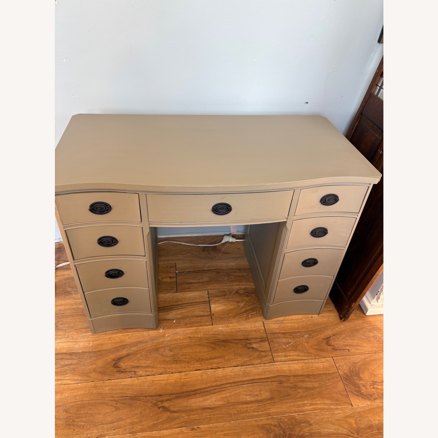 Vintage Black Desk - image-1