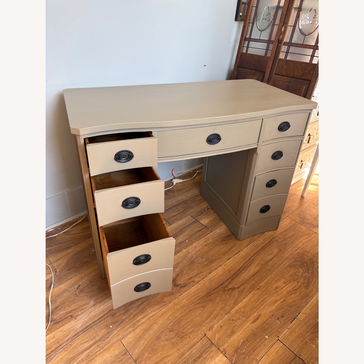 Vintage Black Desk - image-6